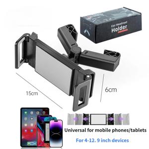 자동차 헤드레스트 태블릿 폰 홀더 4.7-12.9 인치 텔레스코픽 리어 필로우 360 °   아이패드용 회전식 시트백 마운트 조절식 스탠드