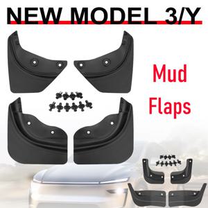 테슬라 모델 Y 주니퍼 모델 3 2025 2026용 머드 플랩 소프트 머드 플랩 스플래시 가드 펜더 무드릴 머드플랩 여행 액세서리