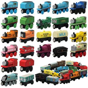 토마스와 친구들 나무 기차 주머니 장난감 고든 디젤 몰리 레이디 토비 레일 토마스 기차 모델 장난감 어린이 생일 선물