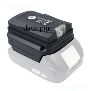 Makita 18V 듀얼 USB 포트 용 리튬 이온 배터리 케이스 어댑터 보조베터리 전화 충전기 LED 작업 조명 변환기 램프 손전등