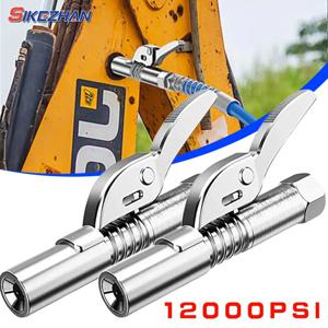 12000PSI 고압 그리스 커플러 노즐 호스 펌프 주사기 그리스 건 NPT1/8 어댑터 브레이크 오일 교환 도구 자동차 액세서리