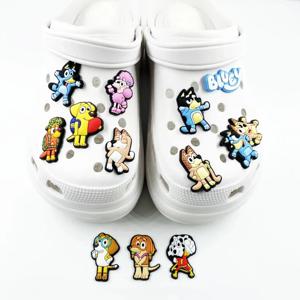 뉴 블루이 컬렉션 신발 참 장식품 클로그 DIY 장식 액세서리 샌들 장식 소년 소녀 생일 선물