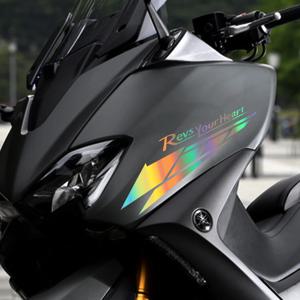 REVS YOUR HEART 오토바이 스티커 스크래치 커버 액세서리 비닐 데칼 오토바이 사이드 페어링 YAMAHA 용 크리 에이 티브 장식