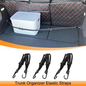 자동차 트렁크 주최자 지프 랭글러 용 탄성 스트랩 TJ JK JL Gladiator JT 1997-2025 헤비 듀티 카고 스트랩 로프 후크 액세서리