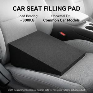 카시트 높이 조절 패드 메모리폼 카시트 쿠션 피로 완화 높이 증가 패드 차량 뒷좌석 평탄화 패드