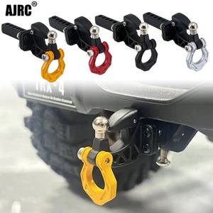 금속 후면 범퍼 견인 트레일러 후크 드롭 히치 수신기 1/8 1/10 Rc 크롤러 자동차 축 Scx10 Traxxas Trx4 Rgt Yikong Redcat