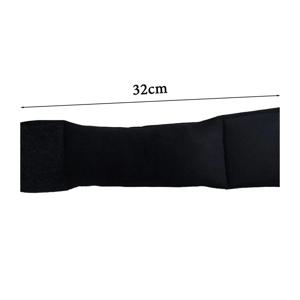 32cm 스티어링 휠 커버 무게 부드러운 터치 패스너 테이프 디자인 자동차 부품 스티어링 휠 웨이트 커버 (테슬라 모델 3/Y/S/X 용)