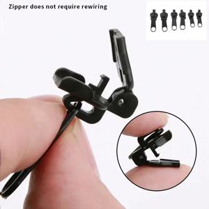 지퍼수리 키트 6/12/18/24개 세트 - 옷 가방 지퍼 헤드 수리 도구 + DIY 액세서리