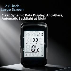 OFFBONDAGE 자전거 컴퓨터 무선 GPS 자전거 속도계 MTB 도로 자전거 사이클링 주행 거리계 USB 충전식 디지털 스톱워치