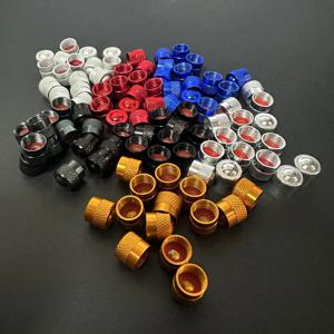 타이어 밸브 스템 캡 알루미늄 타이어 휠 스템 에어 밸브 캡 방진 캡 자전거 자동차 자전거 스쿠터 밸브 노즐 먼지 캡