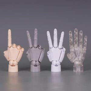움직일 수있는 손가락 관절이있는 10.5cm 인간의 손 모델 1:2 시뮬레이션 팜 데스크탑 Ornamenttoy Twisted Egg Surprise Blind Box