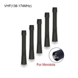 5/Pcs 9CM VHF 136-174MHz 모토로라 라디오 용 짧은 안테나 GP328 GP340 GP300 CP150 CP200 PR400 EP450 GP338 HT1250 P110 P200 P210