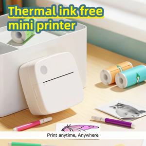 미니 휴대용 무선 라벨 프린터 DOLEWA D2 무선 기능, 감열 스티커 제작기, 휴대용 팁, 학습 마킹
