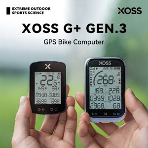 XOSS G+ Gen.3 자전거 컴퓨터 GPS 무선 디지털 사이클링 컴퓨터 ANT + 케이던스 속도 스마트 자전거 주행 거리계 조명 연결