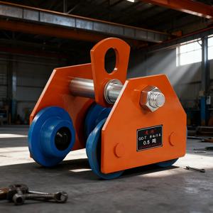 리프팅 풀리 블록 T형 트롤리 모노레일 크레인 건설 현장 창고용 0.5톤 1톤 2톤 리프팅 풀리 블록