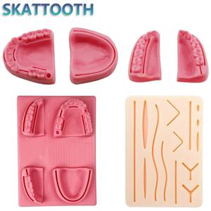 치과 구강/잇몸 봉합 수술 연습 의료 피부 봉합 패드 모델 실리콘 치주염 봉합 모델 봉합 연습 키트