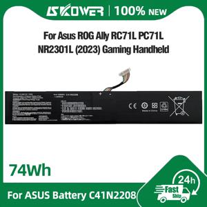 SKOWER DIY 업그레이드 74Wh 고용량 C41N2208 배터리 ASUS ROG Ally RC71L PC71L NR2301L (2023) Z1 익스트림 게이밍 핸드헬드용