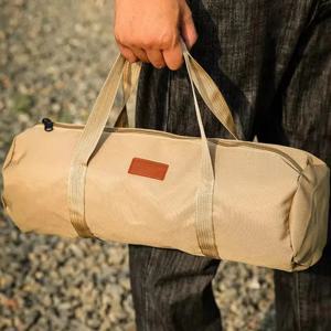 야외용 그라운드 네일 백 캠핑 텐트 말뚝 백 원통형 말뚝 보관 백팩 휴대용 잡화 보관 박스 툴킷