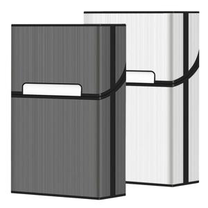 휴대용 담배 슬림 알루미늄 담배 케이스 시가 담배 홀더 상자 보관 용기 흡연 액세서리