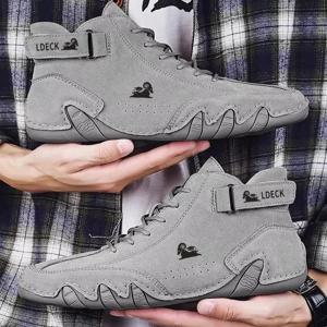 남성용 겨울 캐주얼 신발 레이스업 부츠 남성용 아웃도어 신발