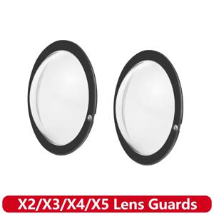 X2/X3/X4/X5 렌즈 가드 접착식 PC 보호 커버 캡 인스타360 X5 X4 X3 원 X2 방수 360 액션 카메라 액세서리