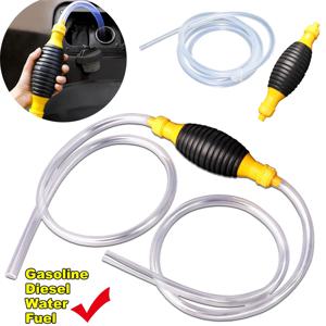 범용 수동 가솔린 오일 펌프 자동차 연료 펌프 수동 흡입 파이프 물 연료 사이펀 펌프 자동차 엔진 연료 공급 시스템 액세서리