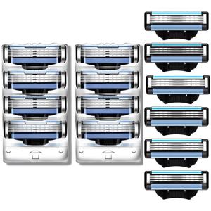 새로운 디자인의 남성용 면도기, 3중 면도날, 재사용 가능한 면도기, 수입 블레이드, 멀티툴 헤드 교체 가능