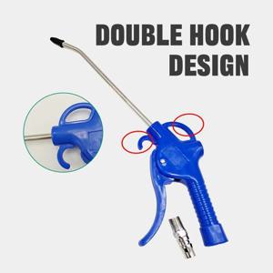 압축기 청소 작업장 유지 관리를 위한 각진 노즐 및 컴팩트한 디자인을 갖춘 고유량 에어 블로우 건 3가지 색상 이용 가능