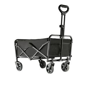 헤비 듀티 대용량 접이식 웨건 야외 휴대용 해변 정원용 손수레 접이식 쇼핑 유틸리티 캠핑 카트