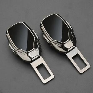 2개입 자동차 안전벨트 클립 익스텐더 합금 안전벨트 잠금 버클 플러그 삽입 소켓 익스텐더 테슬라 포르쉐용 안전 버클