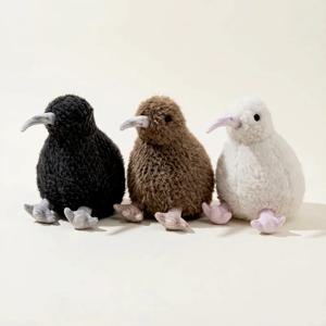 20cm 귀여운 실물 같은 키위 새 플러시 장난감 부드러운 베개 뉴질랜드 봉제 인형 어린이 장난감 선물 어린이 생일 선물