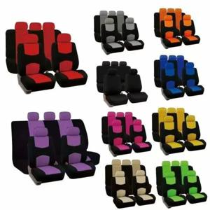 1개 유니버설 자동차 시트 커버 보호 세트 자동차 트럭 및 SUV용 내구성 방수 및 청소 용이 신제품