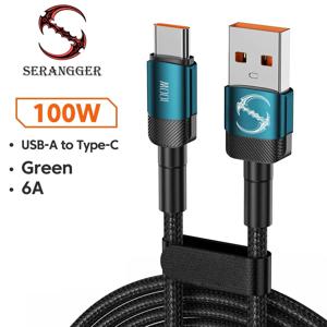 PD 100W 고속 충전 1m/2m/3m USB to Type C 케이블 화웨이 샤오미용 퀵 차징 데이터 코드