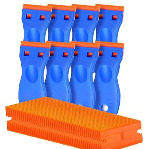 접착제 제거제 자동차 스티커 제거제 청소 스크레이퍼 글루 제거제 창문 유리 플라스틱 면도날 스크레이퍼 라벨 도구