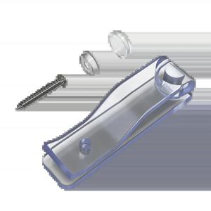 고품질 인기 판매 체인 클립 CSD02-C-1 수직 블라인드 커튼 액세서리 로만 쉐이드 부품 벽면 설치용