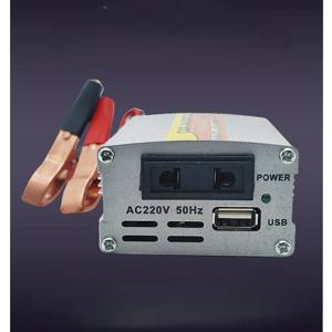 220W 파워 인버터 차량용 태양광 인버터 USB 전압 변환기 휴대용 DC 12V에서 AC 220V 변환 USB 배터리 클립