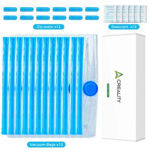 Creality 3D 프린터 필라멘트 보관 가방 35x35CM 12 투명 밀봉 가방 방진 습기 방지 필라멘트를 건조하게 유지