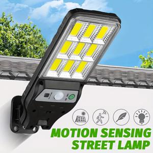 야외 태양광 벽 LED 조명 인체 감지 센서 3가지 모드 정원 테라스 차고 마당 방수 가로등