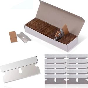 교체용 스크레이퍼 블레이드 접착제 스크레이퍼 커터 자동차 스티커 제거기 유리 페인트 스크레이퍼 라벨 접착제 제거용 청소 도구