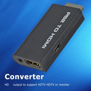 3.5mm 오디오 출력이 있는 PS2 플레이스테이션 2용 HDMI 변환기는 480i 480p 576i 576p 1080P 풀 HD 디스플레이 모드를 지원합니다.