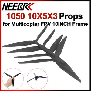 프로펠러 10X5X3 1050 10인치 3날개 유리섬유 강화 나일론 프로펠러 마크4 10인치 V2 HQ FPV 프레임 드론 3115 모터 F405용