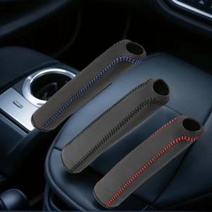 PU 가죽 자동차 기어 핸드 브레이크 커버 시프트 레버 커버 칼라 핸드 브레이크 커버 핸드 브레이크 커버 미끄럼 방지 자동 주차 브레이크