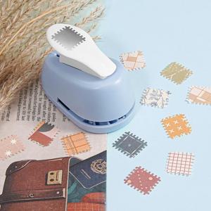 스탬프 모양의 종이 펀치, 공예용 휴대용 구멍 펀치, 스크랩북 용품, DIY 카드 제작 및 종이 공예 도구