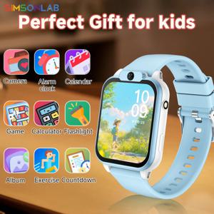 2026 어린이를위한 새로운 스마트 시계 다기능 시계 카메라 제어 사진 촬영 멀티 모드 지혜 게임 24 언어 선물 어린이