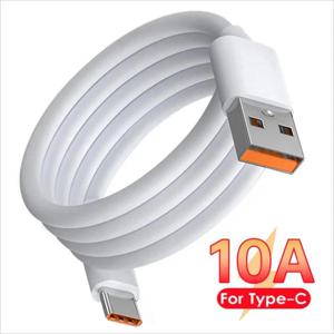 120W 10A 초고속 충전 케이블 USB A to 타입 C 폰 충전기 데이터 케이블 퀵 차지 USB 타입 C 데이터 전송 케이블