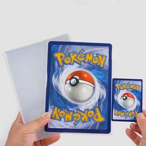 50PCS 점보 슬리브 L XL 대형 투명 홀더 보호기 포켓몬 카드용 대형 트레이딩 게임 스포츠 카드 장난감 선물