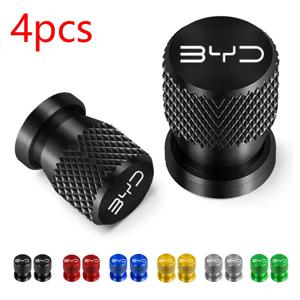 BYD ATTO 3 송 플러스 탕 한 탄 씰 돌핀 미니 시걸 샤크 킹용 브랜드 자동차 휠 타이어 에어 밸브 캡 스템 커버