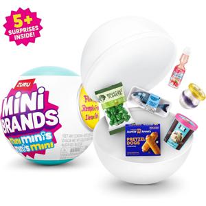 Zuru 미니 브랜드 Fill The Fridge Playset DIY Resin Minis 시리즈 블라인드 박스 소녀 서프라이즈 박스 정품 어린이 선물 캡슐