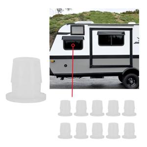 10pcs RV 고무 씰링 플러그 캠핑카 액세서리 캐러밴 창 환기용 블랭킷 플러그 씰 고무 폴리플라스틱 씰링 플러그