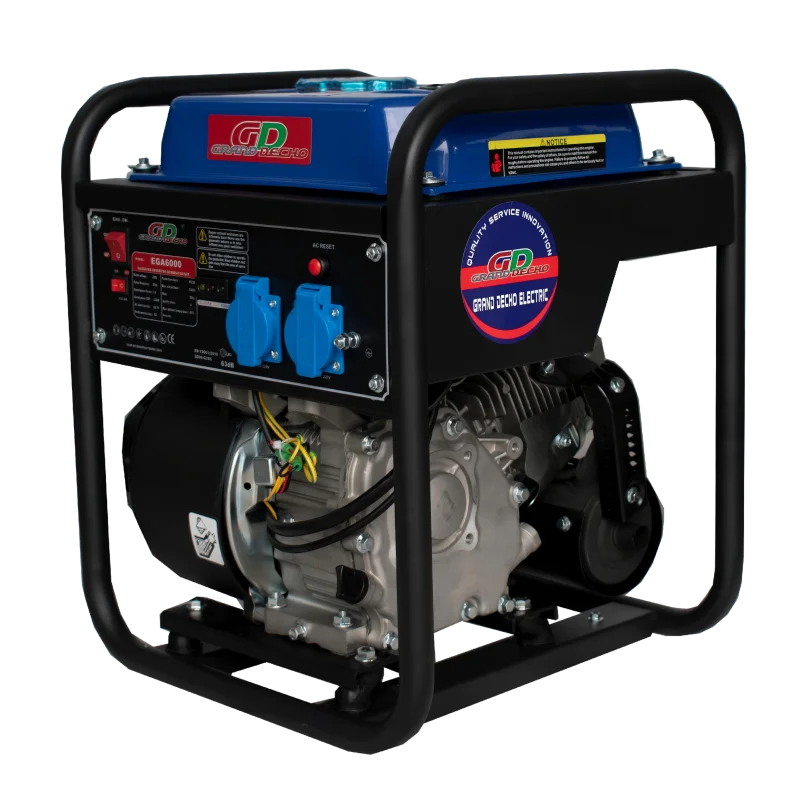 맞춤형 EGA6000 휴대용 발전기 6000W 고출력 발전기 가정용 비상 전원 공급 야외 캠핑용 비상 전원 공급 장치 EPA